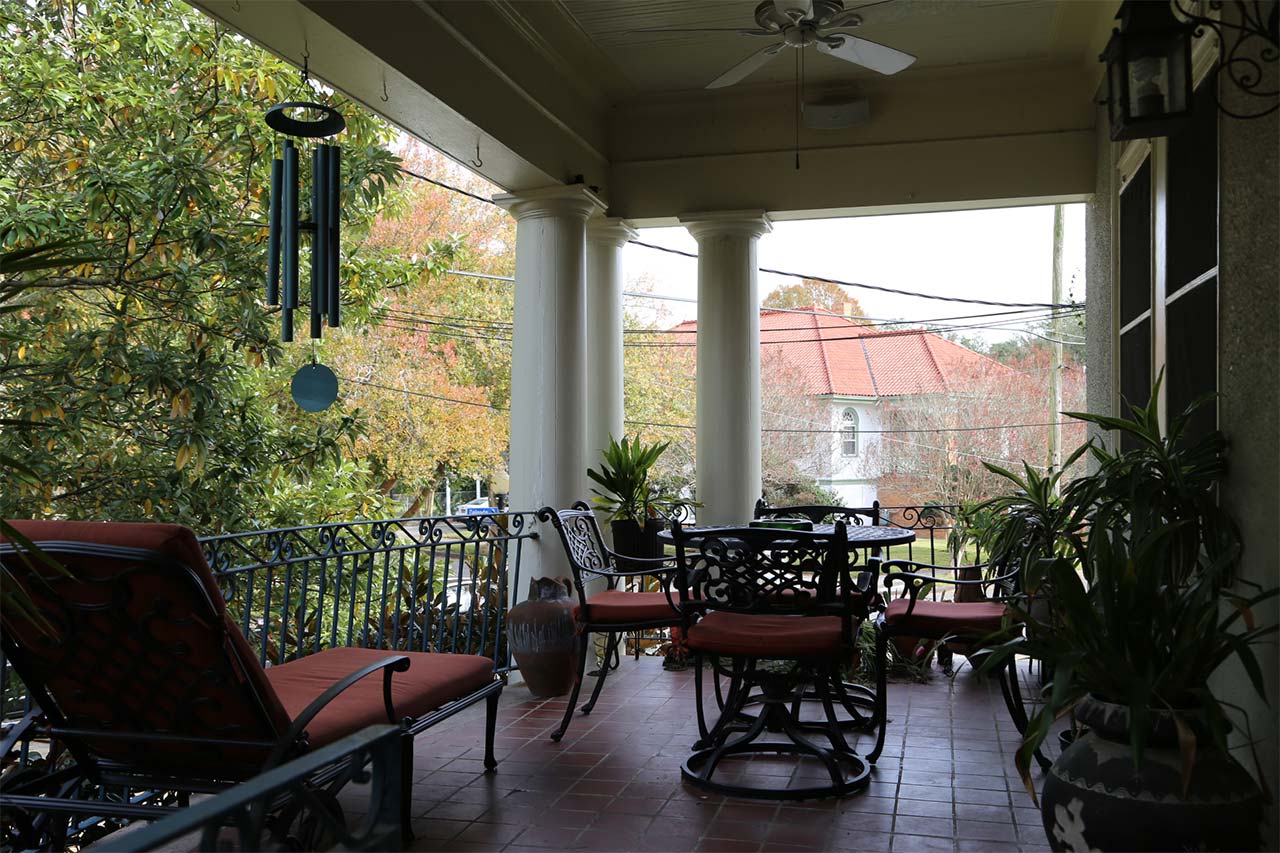 Front Porch of the Laurel Bed and Breakfast