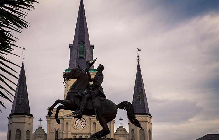 Saint Louis Cathedral in New Orleans, French Quarter