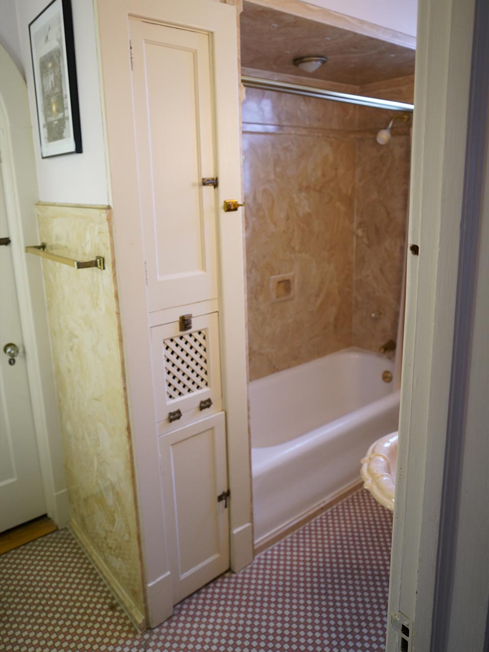 Full size private restroom
